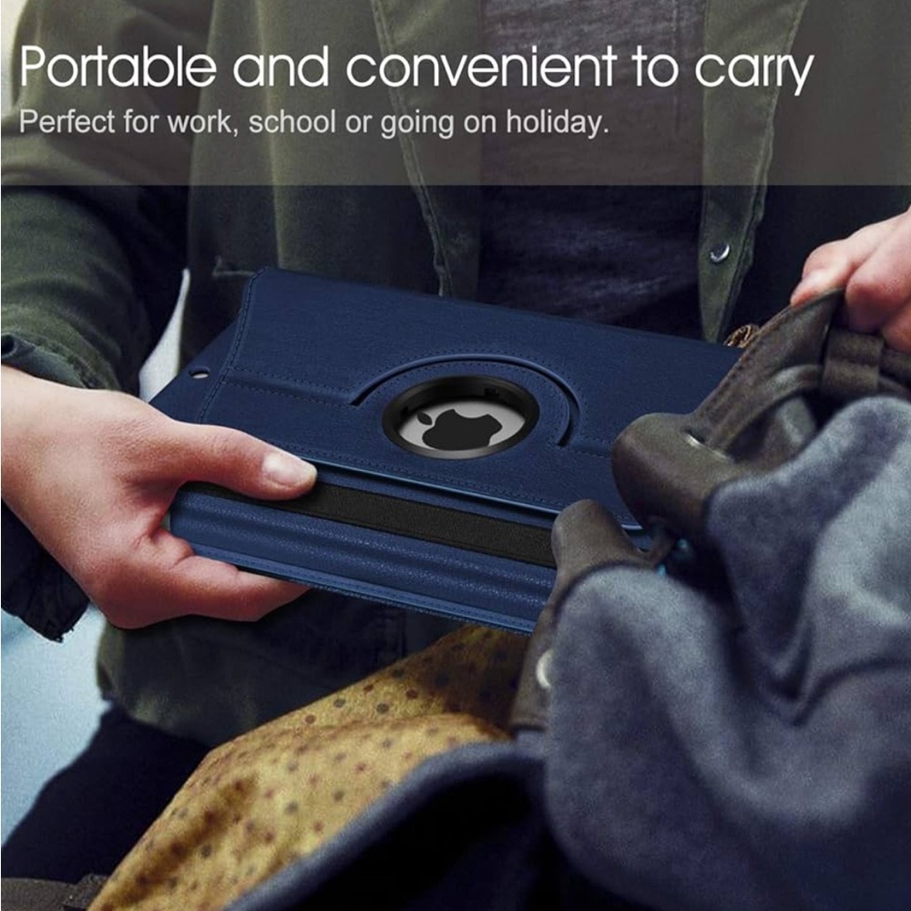 Rotating Case for iPad 9th, 8th, 7th Generation 10.2 Inch - Picture 4 of 12